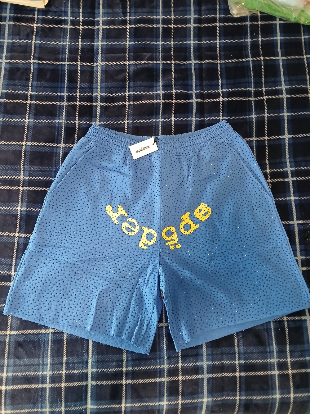 Men's Shorts with Yellow Logo
